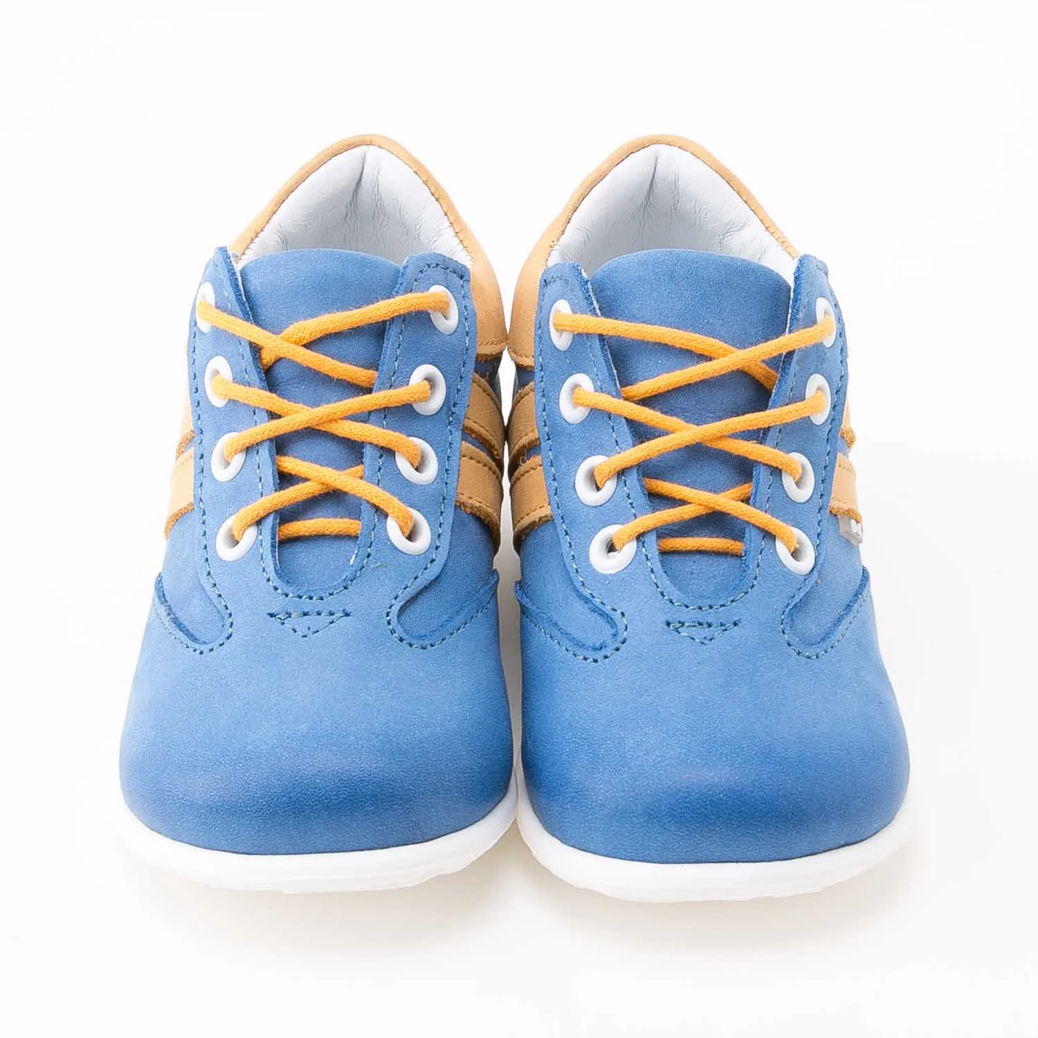 (2045-18) Blue Lace Up First Shoes