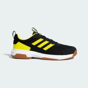 Adidas 21 NDR V2 Badminton Shoes - Core Black/Acid Yellow