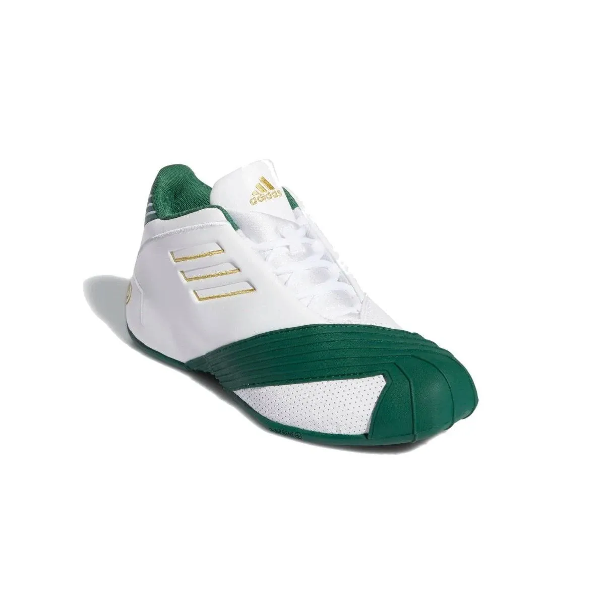 Adidas Men's T-Mac 1 Shoes - Cloud White / Gold Metallic / Team Dark Green