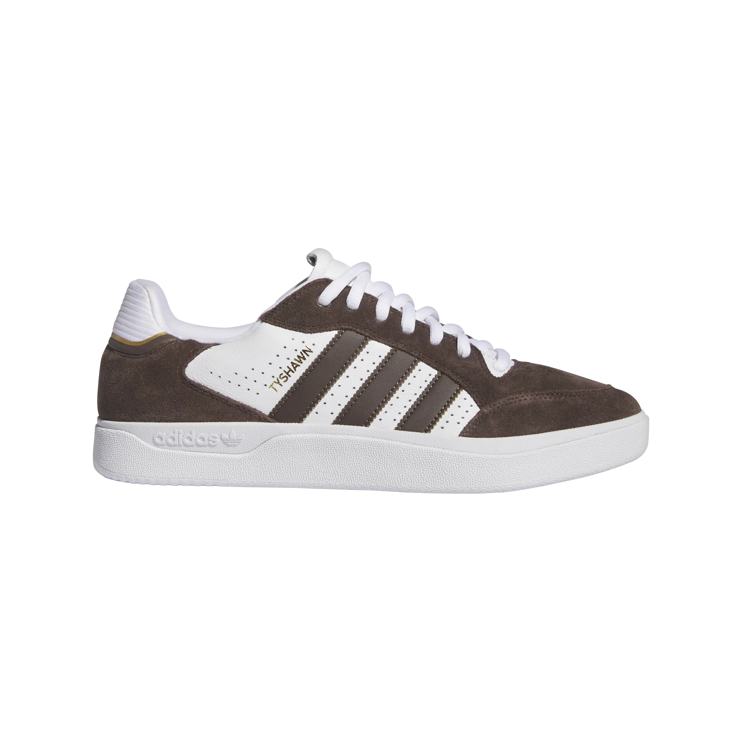 Adidas Tyshawn Low - Brown/White/Gold Metallic