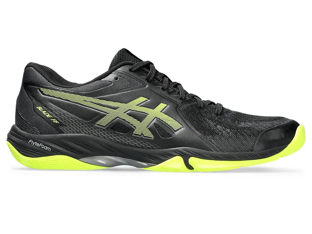 Asics Blade FF Badminton Shoes - Black/Safety Yellow