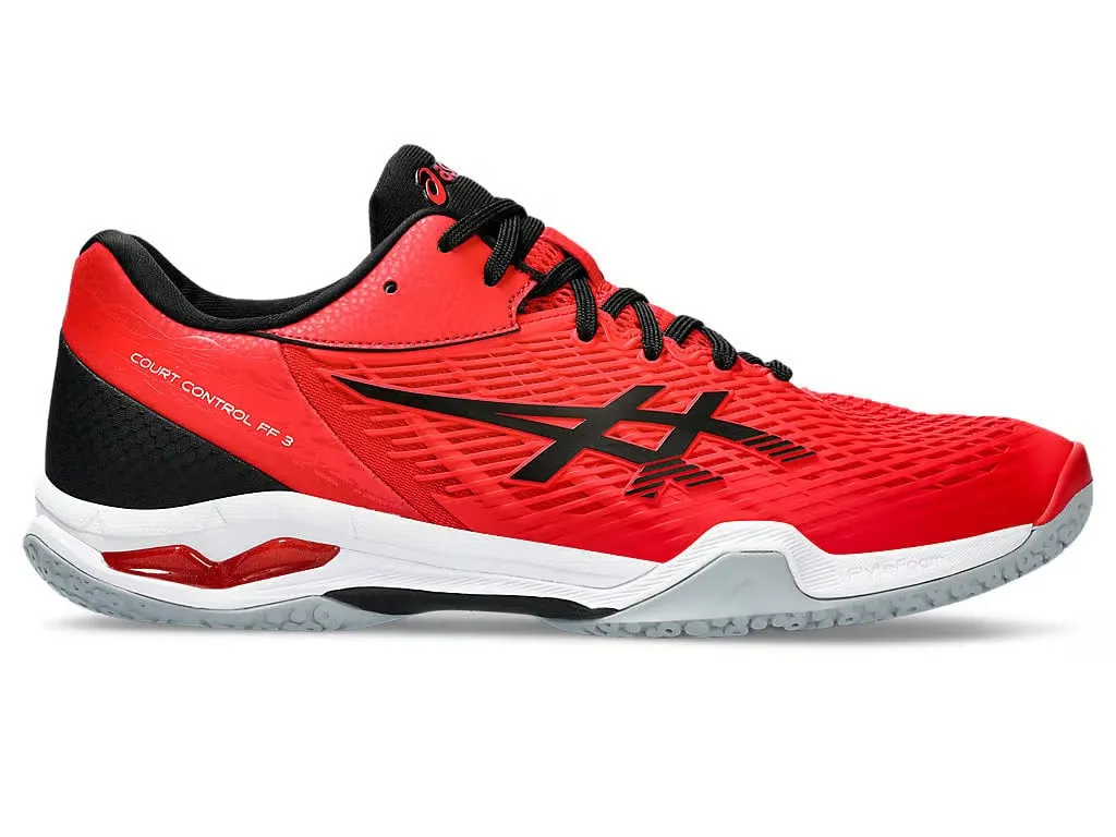 Asics Court Control FF 3 Badminton Shoe - Classic Red/Black