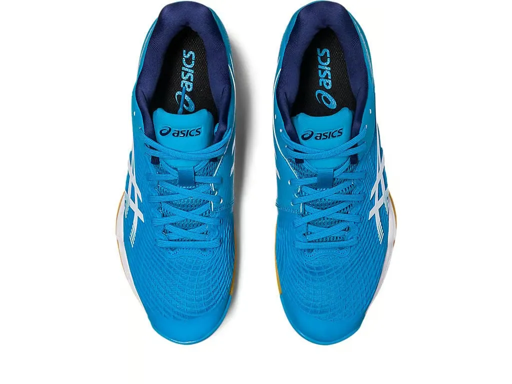 Asics Court Control FF 3 Badminton Shoe - Island Blue/White