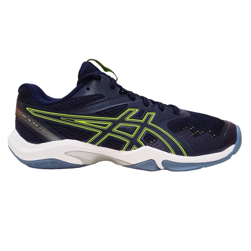 Asics Gel Blade 8 Badminton Shoe | Midnight/Hazard Green