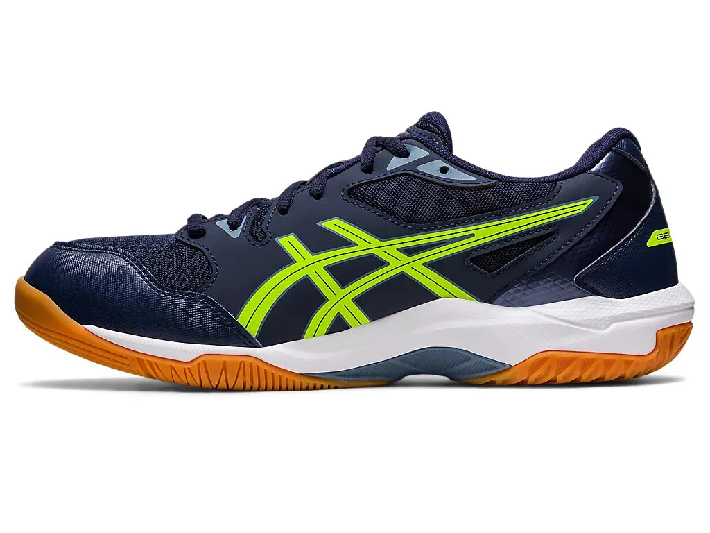 Asics Gel Rocket 10 Badminton Shoes | Midnight/Hazard Green