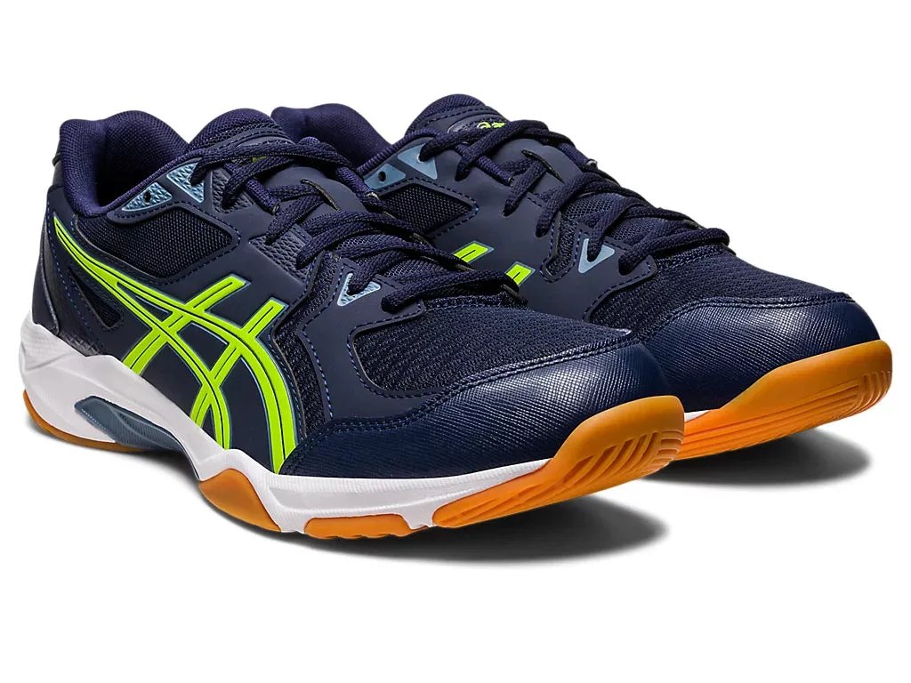 Asics Gel Rocket 10 Badminton Shoes | Midnight/Hazard Green