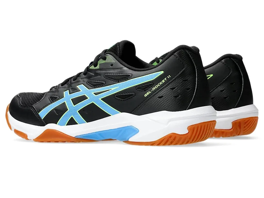 Asics Gel Rocket 11 Badminton Shoe | Black/Waterscape