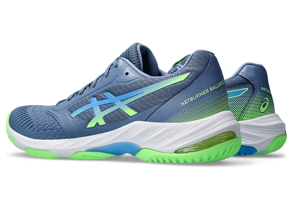 Asics Netburner Ballistic FF 3 Badminton Shoe - Denim Blue/Waterscape