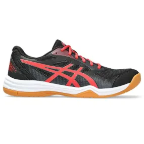 Asics Upcourt 5 Badminton Shoes - Black/Classic Red