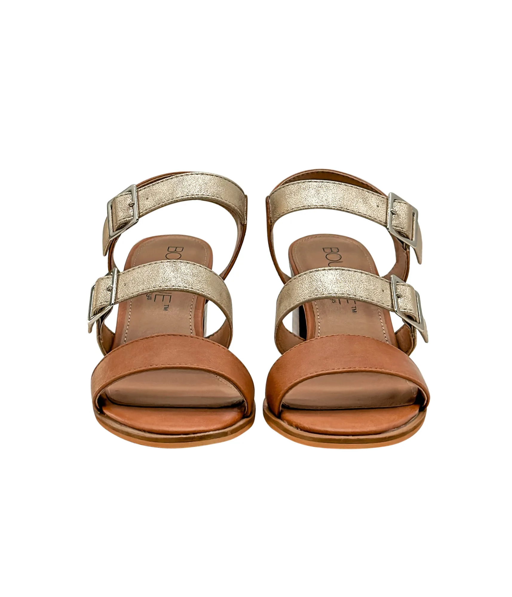 Banter Heeled Sandal in Cognac