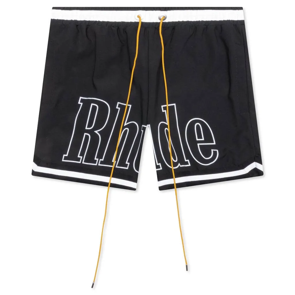 Basketball Swim Short - Black