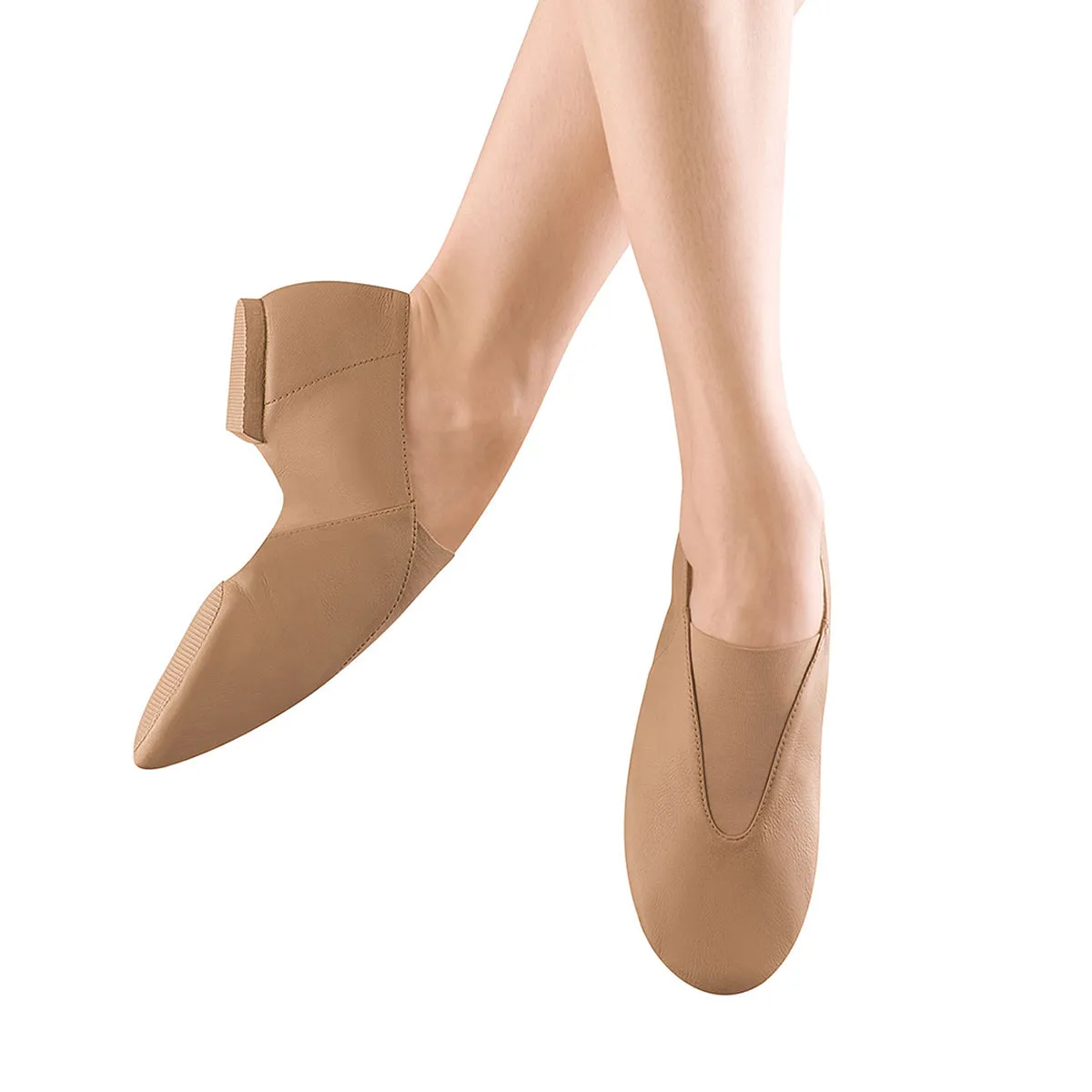 Bloch Ladies Super Jazz Split Sole Shoes - Tan