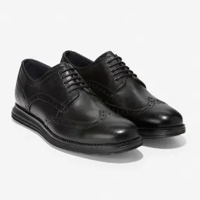 Cole Haan Men's OriginalGrand Wingtip C27984 - Black/Black