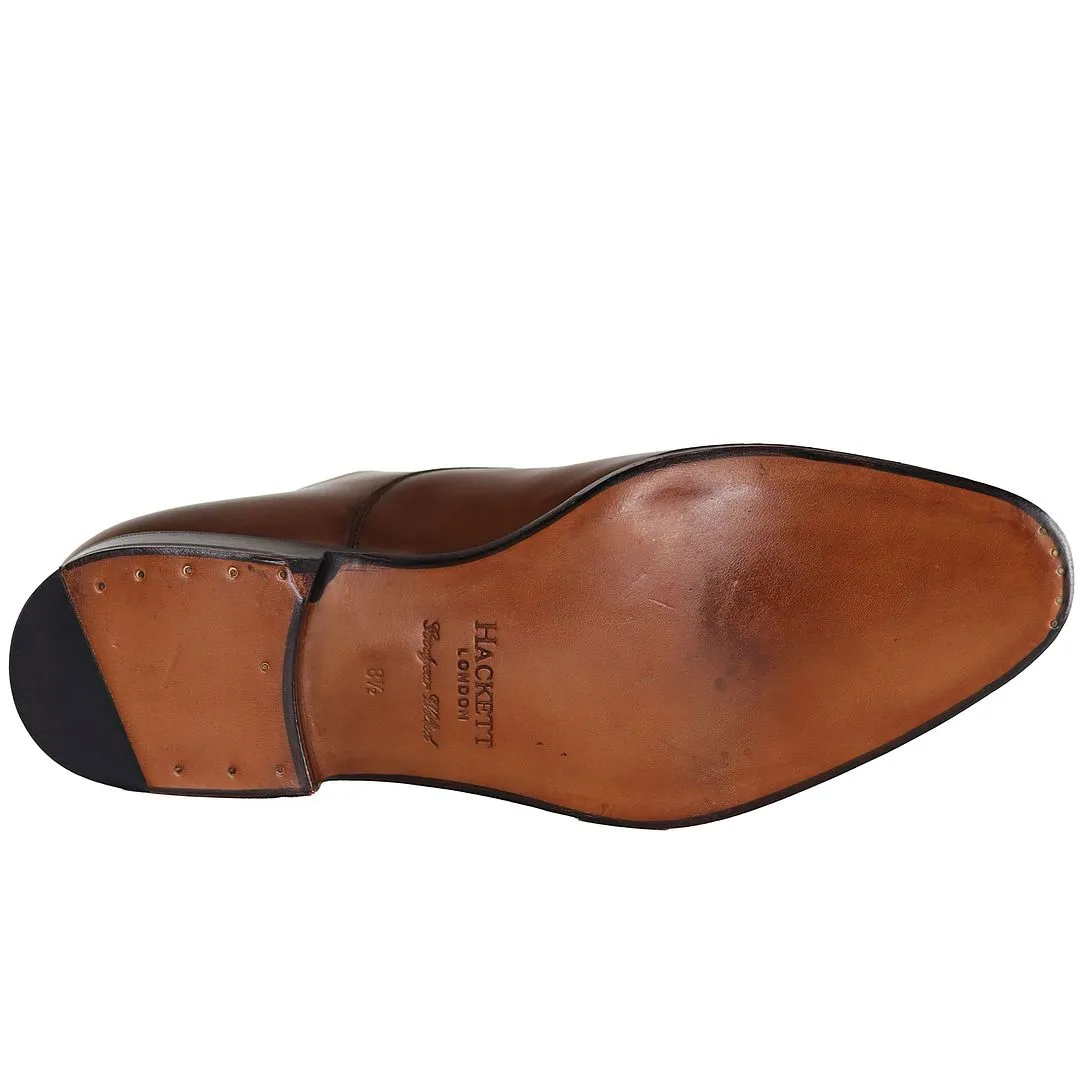 Hackett Plain Top Mens Brown Shoes