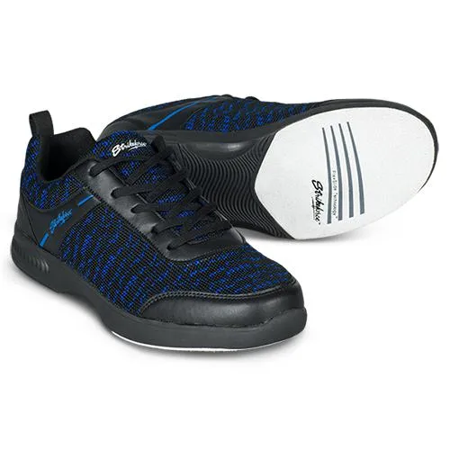 KR Strikeforce Mens Flyer Mesh Black Royal Bowling Shoes