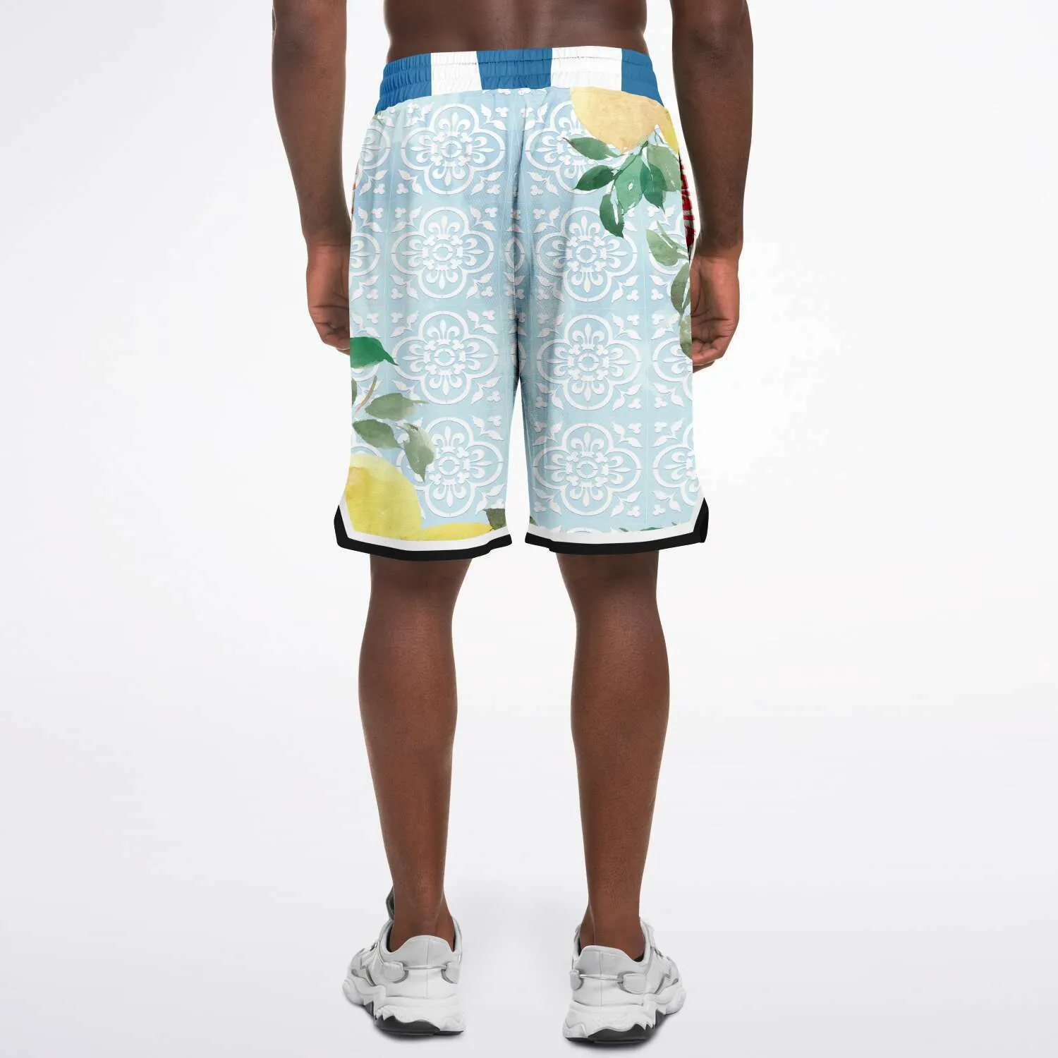 Lemony-Fresh Unisex Basketball Shorts