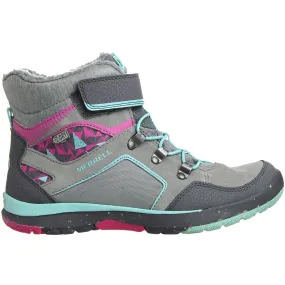 Merrell ML-G Moab Polar Waterproof Kids Grey Boots