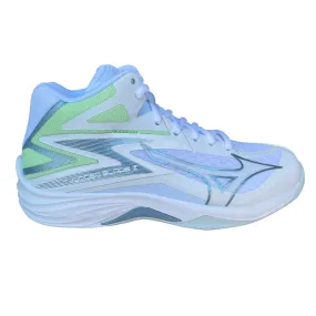 Mizuno women's high volleyball shoe Thunder Blade Z Mid V1GC237535 white-grey-green