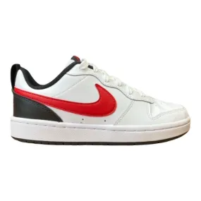 Nike boys sneakers shoe Court Borough Low 2 BQ5448 110 white red black