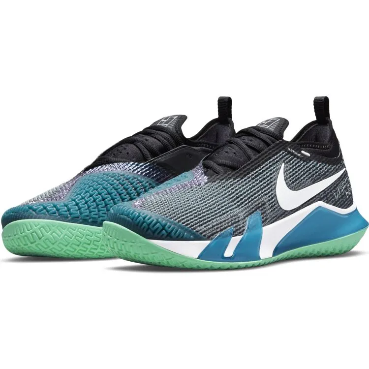 Nike Court React Vapor NXT Tennis Shoes - Dark Teal/White Black Copa