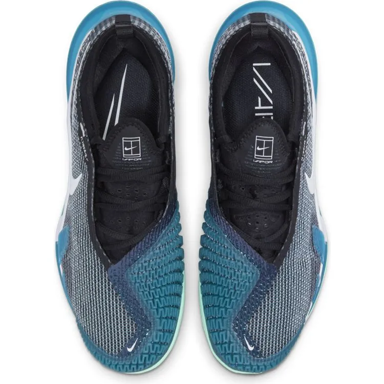 Nike Court React Vapor NXT Tennis Shoes - Dark Teal/White Black Copa