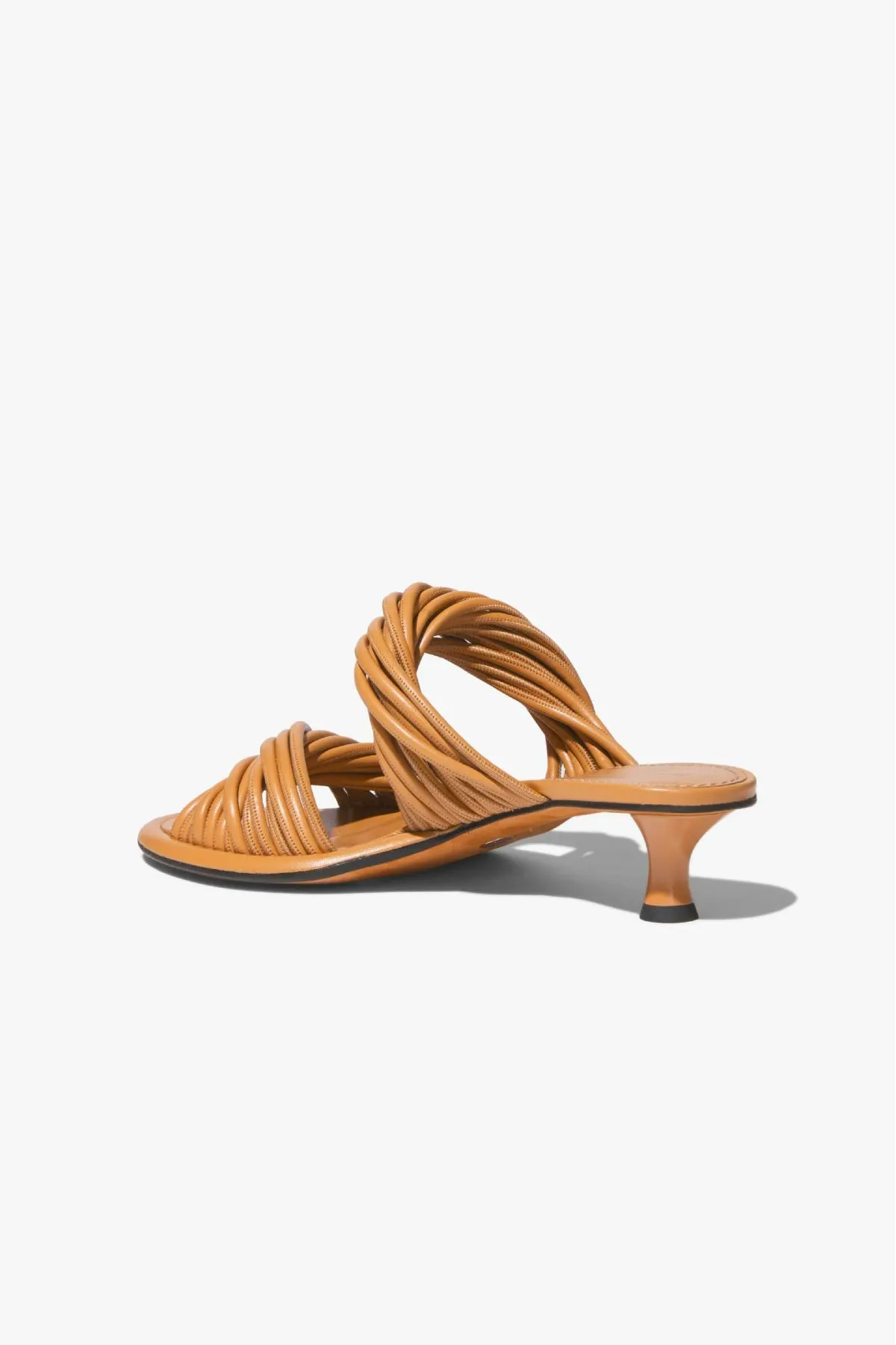 Proenza Schouler Pipe Rolo Sandal - Amber