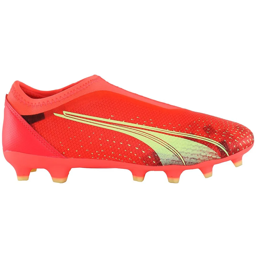 Puma Ultra Match LL FG/AG Kids Orange Football Boots