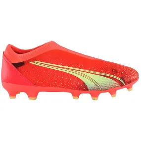 Puma Ultra Match LL FG/AG Kids Orange Football Boots