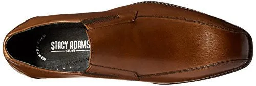 STACY ADAMS MEN'S FAIRCHILD-BIKE TOE SLIP-ON LOAFER, SCOTCH, 15 M US