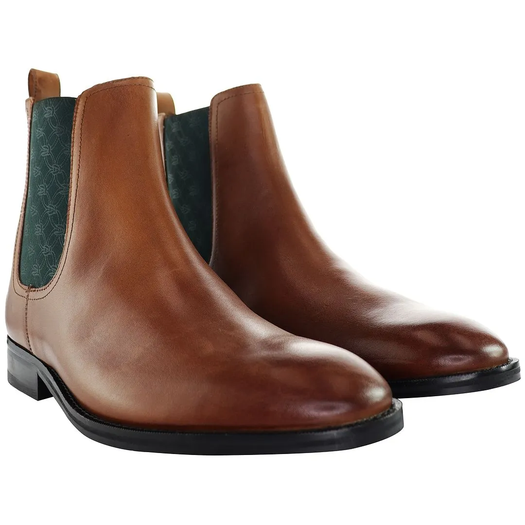 Ted Baker Lineus Mens Brown Chelsea Boots