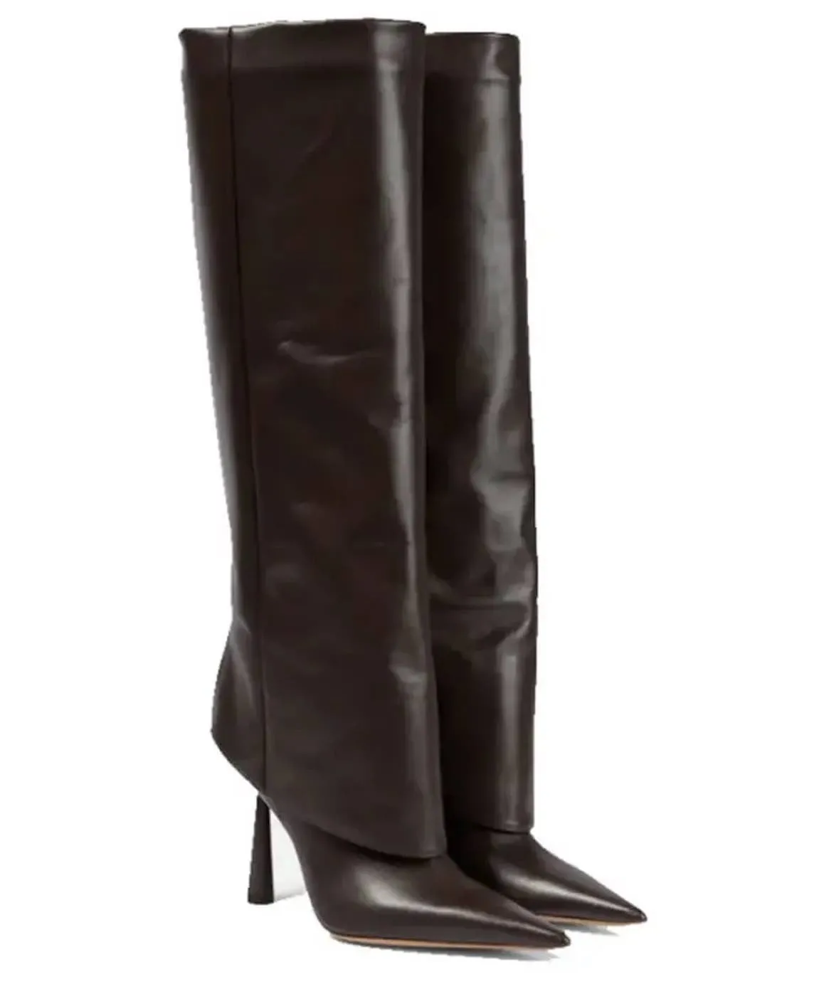 Thin High Heel Below The Knee Pointy Toe Boots