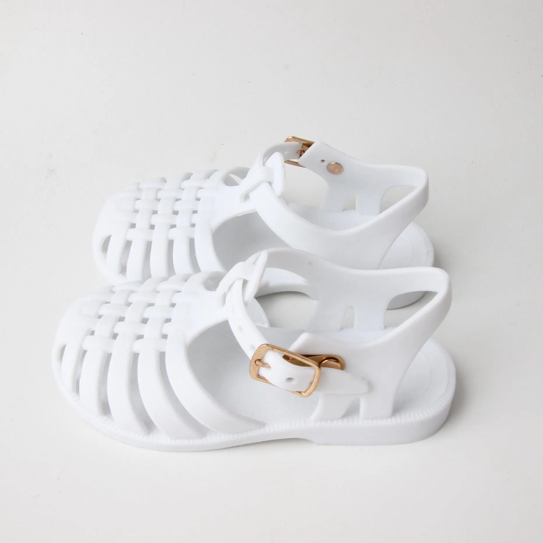 Toddler & Kids White Jelly Sandal