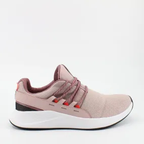 Under Armour Charged Breathe Lace Pink Textile Womens Trainers 3022584 602