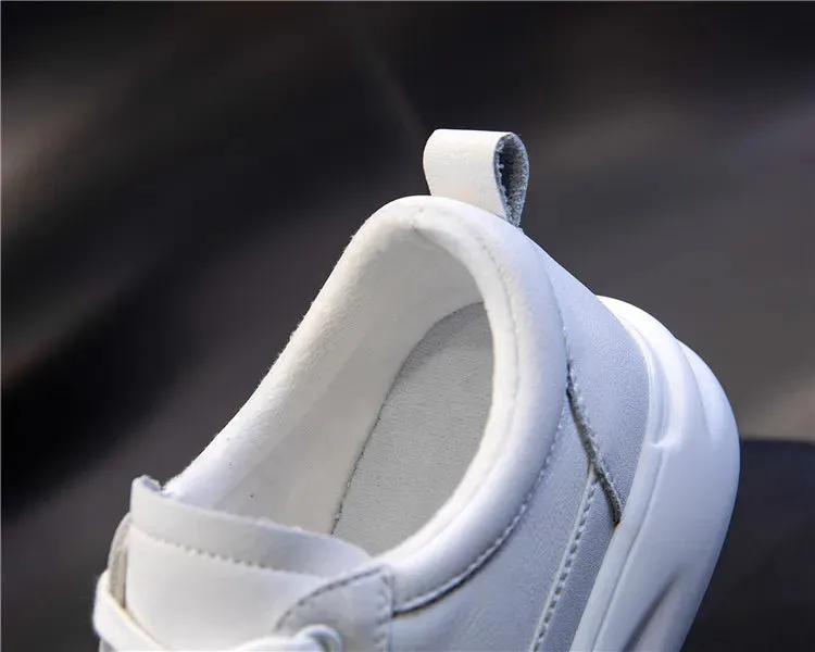 White Shoes Women's 2023 Trend Fashion Genuine Leather Tennis Sport Sneaker