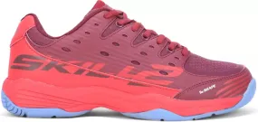 Yonex Tour Skill 2 Badminton Shoe - Cabernet/Flame Scarlet/Mountain Spring